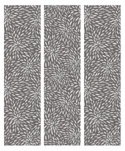 Paraván abstraktní květy Velikost (šířka x výška): 135x172 cm