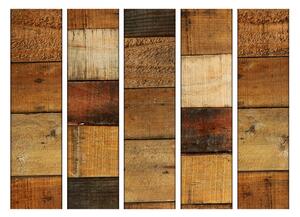Paraván dřevěná textura Velikost (šířka x výška): 225x172 cm