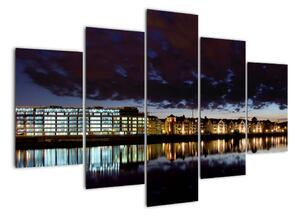 Noční město, obraz (150x105cm)