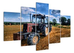 Obraz traktoru v poli (150x105cm)