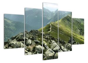 Hřeben hor - moderní obrazy (150x105cm)