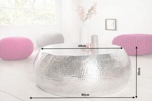 Konferenční stolek ORIENT II 80 CM stříbrný Nábytek | Obývací pokoj | Konferenční stolky | Kulaté
