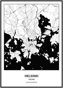 Plakát Mapa města (více variant měst) Rozměr plakátu: A4 (21 x 29,7 cm), Město: Glasgow