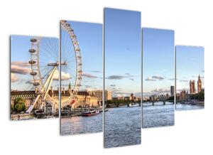 Londýnské oko (London eye) - obraz do bytu (150x105cm)