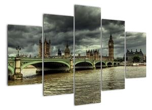 Londýnský Big Ben - obrazy (150x105cm)