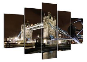 Noční Tower Bridge - obraz (150x105cm)