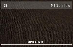 Hnědá látková rozkládací rohová pohovka Mesonica Munro 288 cm, pravá