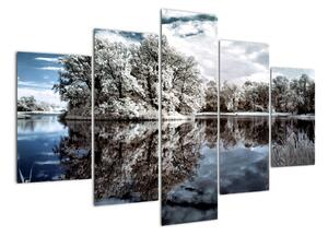 Zimní krajina - obrazy (150x105cm)