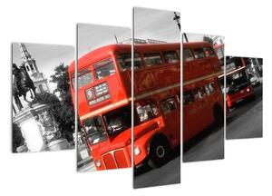 Anglický autobus Double-decker - obraz (150x105cm)