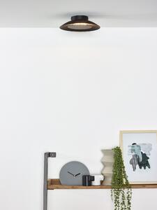 LUCIDE LED svítidlo FOSKO Black 6W - Ø 22 cm