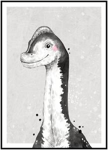 Plakát Malý Brachiosaurus Rozměr plakátu: A4 (21 x 29,7 cm), Varianta Brachiosaura: Brachiosaurus