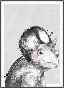 Plakát Malý Triceratops Rozměr plakátu: A4 (21 x 29,7 cm), Varianta Triceratopse: Triceratops