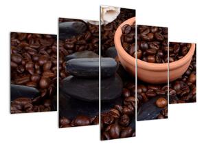 Kávová zrna - obraz (150x105cm)
