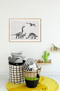 Plakát Dinosauří svět Rozměr plakátu: A4 (21 x 29,7 cm)