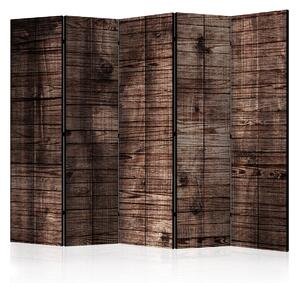 Paraván tmavě hnědé dřevo Velikost (šířka x výška): 135x172 cm