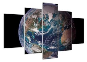 Zeměkoule - obraz (150x105cm)