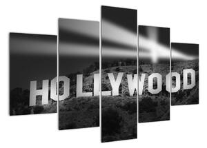 Nápis Hollywood - obraz (150x105cm)