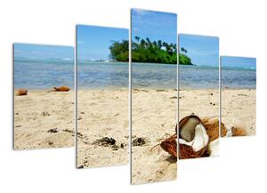 Pláž - obraz (150x105cm)