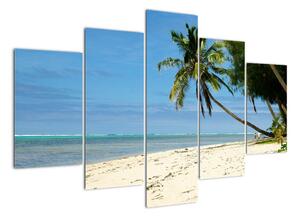 Fotka pláže - obraz (150x105cm)