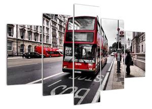 Double-decker v Londýně (150x105cm)