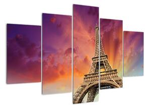 Eiffelova věž - moderní obraz (150x105cm)