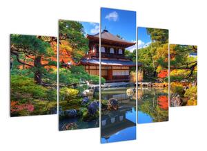 Japonská zahrada - obraz (150x105cm)