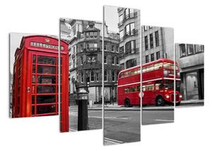 Londýnská ulice - obraz (150x105cm)