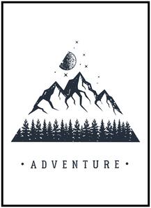 Plakát Adventure Rozměr plakátu: 30 x 40 cm