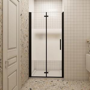 Sprchové dveře MELODY BLACK LINE B8 70 cm, zalamovací, 70–72 × 195 cm