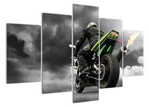 Motorkář - obraz (150x105cm)