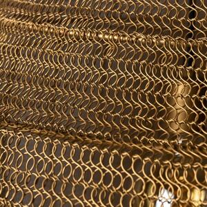 Zlaté kovové závěsné světlo DUTCHBONE MEEZAN 70 cm