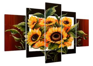 Obraz květin na stěnu (150x105cm)