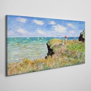 Cliff Sea Claude Monet Cliff Sea Claude Monet Obraz na plátně