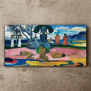 Obraz na plátně Obraz na plátně Boží den Paul Gauguin