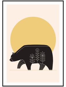 Plakát Medvěd Rozměr plakátu: A4 (21 x 29,7 cm)