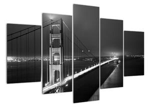 Most přes řeku - obraz (150x105cm)