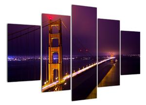 Most přes řeku - obraz (150x105cm)