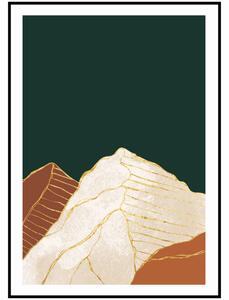 Plakát Zlaté pohoří III Rozměr plakátu: A4 (21 x 29,7 cm)