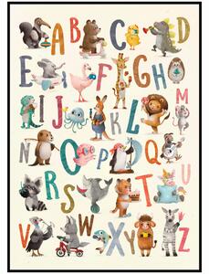 Plakát Anglická abeceda Rozměr plakátu: A4 (21 x 29,7 cm)