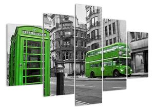 Abstraktní obraz - Londýn (150x105cm)