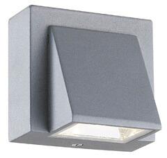 ACA DECOR Venkovní nástěnné LED svítidlo JILI Grey 1W/230V/3000K/63Lm/55°/IP54, šedé