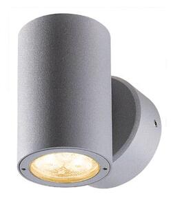 ACA Lighting LED venkovní nástěnné svítidlo COMPASS 6W/230V/3000K/368Lm/2x24°/IP54, šedé