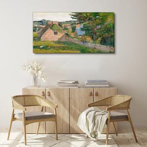 Obraz na plátně Obraz na plátně Přírodní domy malování