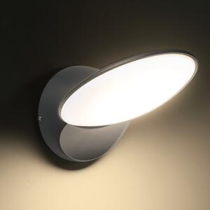 ACA DECOR Venkovní nástěnné LED svítidlo ACRI GREY 14W/230V/3000K/630Lm/100°/IP54, tmavě šedé