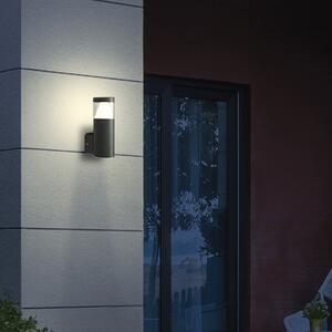 ACA DECOR Venkovní nástěnné LED svítidlo EDEN GREY 7W/230V/3000K/410Lm/340°/IP54, tmavě šedé