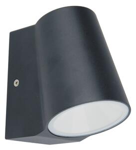 ACA DECOR Venkovní nástěnné LED svítidlo SIMORE GREY 6W/230V/3000K/400Lm/100°/IP54, tmavě šedé