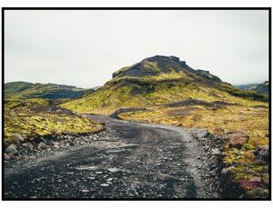 Plakát Cesta islandskou krajinou Rozměr plakátu: A4 (21 x 29,7 cm)