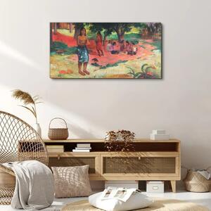 Obraz na plátně Obraz na plátně Zašeptala gauguinová slova