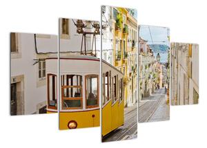 Historická tramvaj, obrazy (150x105cm)