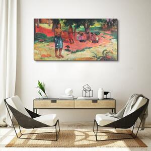 Obraz na plátně Obraz na plátně Zašeptala gauguinová slova